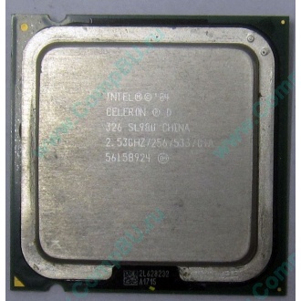 Процессор Intel Celeron D 326 (2.53GHz /256kb /533MHz) SL98U s.775 (Электросталь)